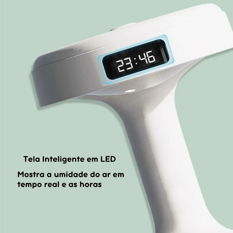 Bebedouro Anti-Gravidade com Umidificador para Pets – Hidratação Contínua e Ambiente Refrescante para Cães e Gatos