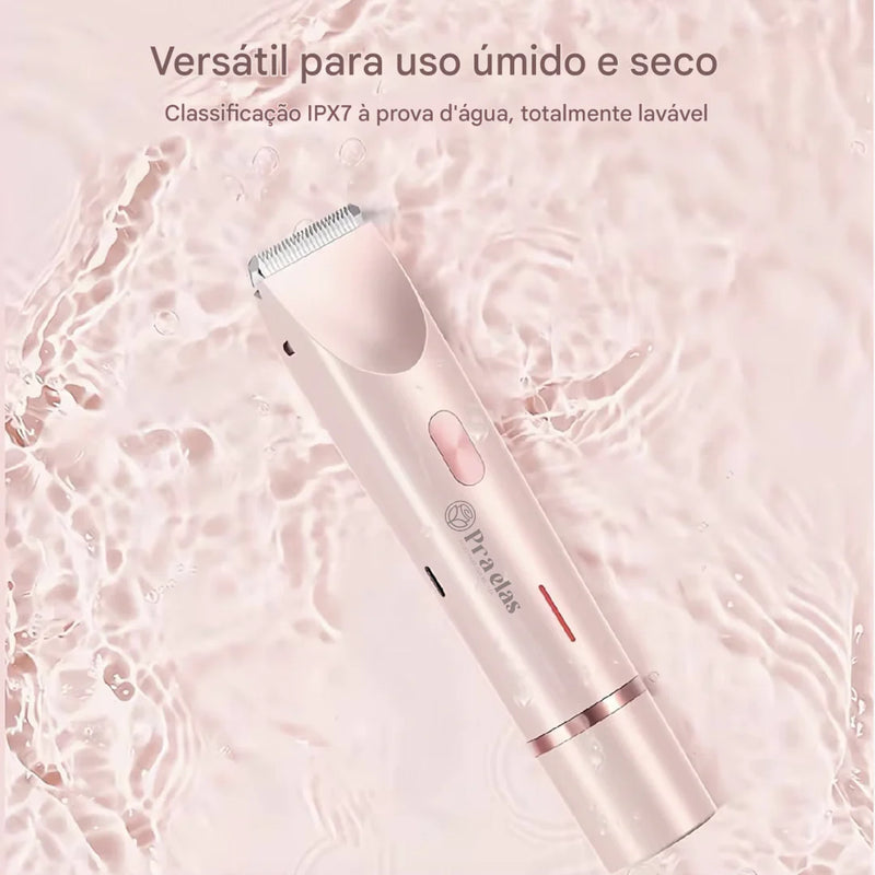 Depilador 2 em 1 (corporal e facial) à Prova D’Água